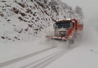Սաստիկ բքի պատճառով Մեղրիի լեռնանցքը ժամանակավորապես փակ է կցորդով տրանսպորտային միջոցների համար
