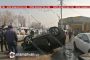Երևանում բախվել են Kia Optima, Hyundai, ВАЗ 2121 և Ford Transit մակնիշի ավտոմեքենաները. Niva-ն գլխիվայր շրջվել է. կա վիրավոր. shamshyan.com